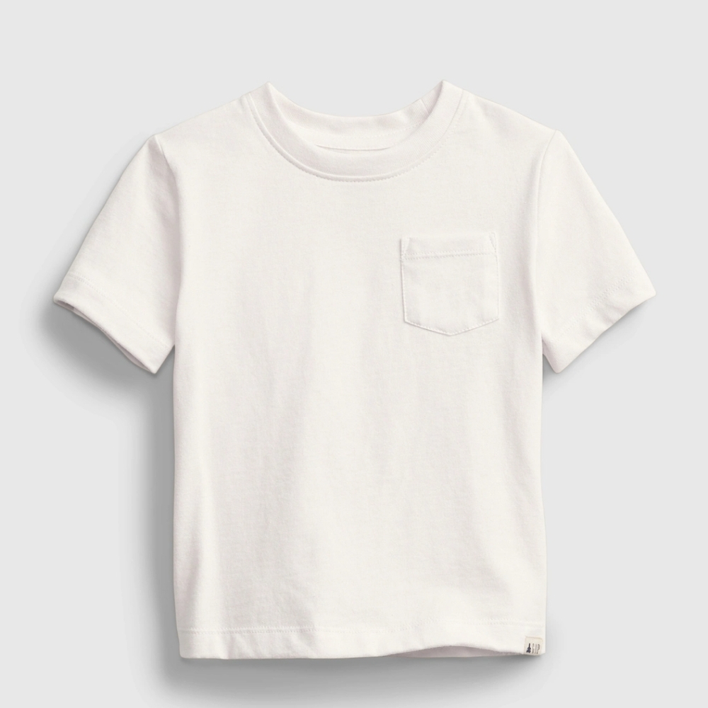 GAP Classic White T-Shirt with Pocket 5 YRS NWT